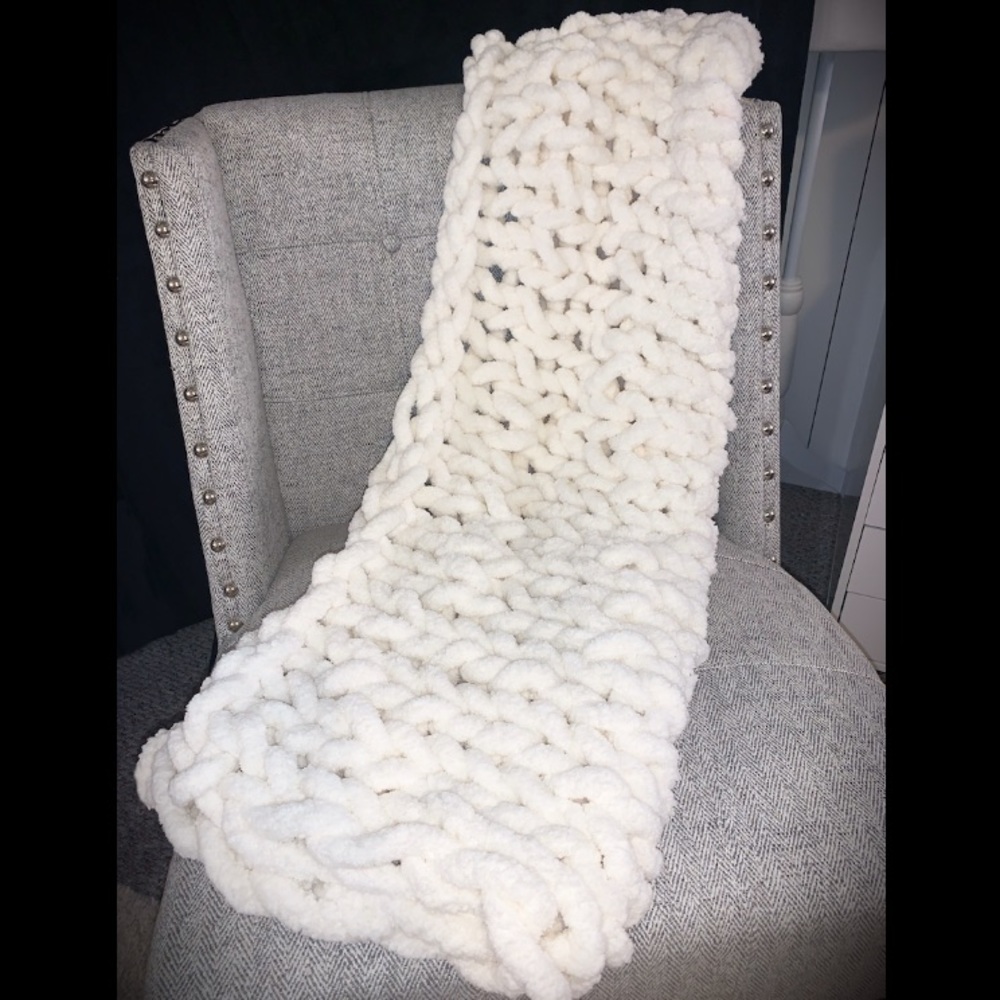 Handmade super soft lap blanket.